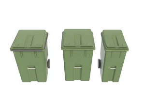 कचरे का डब्बा 3D मॉडल