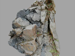 3d scanned cliff face i 3D Model