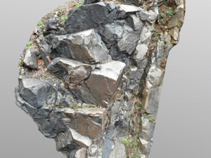 3d scanned cliff face i 3D मॉडल