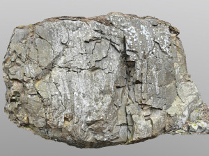 3d scanned cliff face j 3D Model