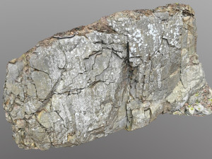 3d scanned cliff face j 3D Model