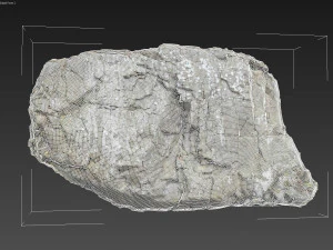 3d scanned cliff face j 3D Model
