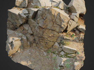 cliff face pack b bundle 3D 모델