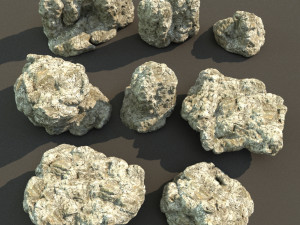 boulders pack a bundle Modello 3D