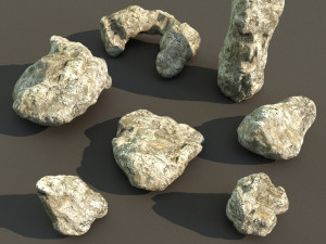 boulders pack a bundle Modello 3D
