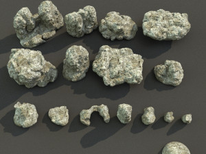 boulders pack a bundle Modello 3D