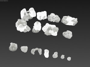 boulders pack a bundle Modello 3D