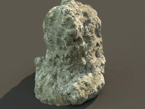 岩を束ねる 3Dモデル