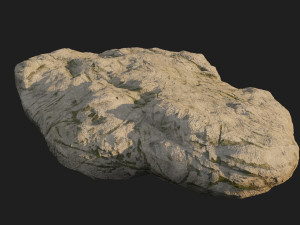 sculpt stone d Model 3D