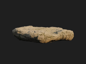 sculpt stone d Model 3D