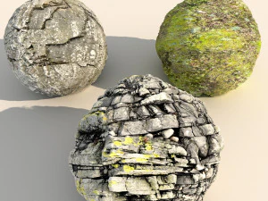 rocky forest scene a 3D Model