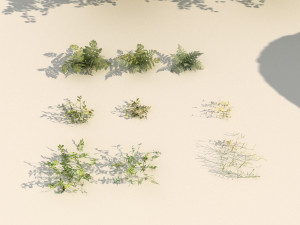 rocky forest scene a 3D 模型