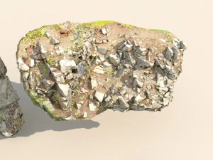 rocky forest scene a 3D Model