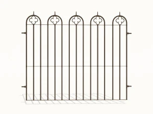 cast iron fence pack 3D Model
