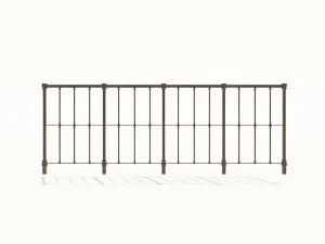 cast iron fence pack 3D Model