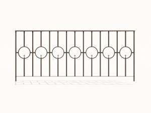 cast iron fence pack 3D Model