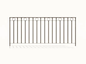cast iron fence pack 3D Model