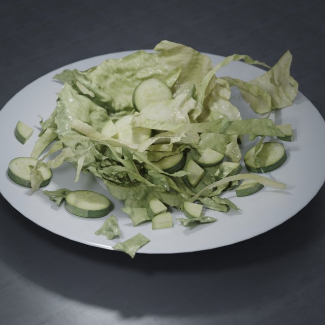 food sallad plate a 3Dモデル .c4d .max .obj .3ds .fbx .stl .blend
