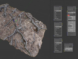 nature ground scan 001 Modello 3D