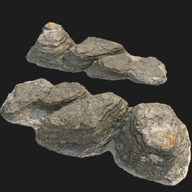 rauk stone scan b 3D Модель .c4d .max .obj .3ds .fbx .stl .blend 