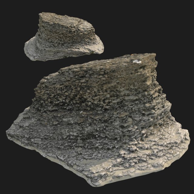 rauk stone scan c 3D 模型 .c4d .max .obj .3ds .fbx .stl .blend 