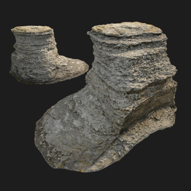 rauk stone scan d 3D Model .c4d .max .obj .3ds .fbx .stl .blend 