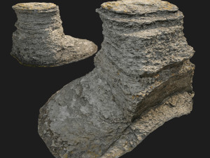rauk stone scan d Modelo 3D