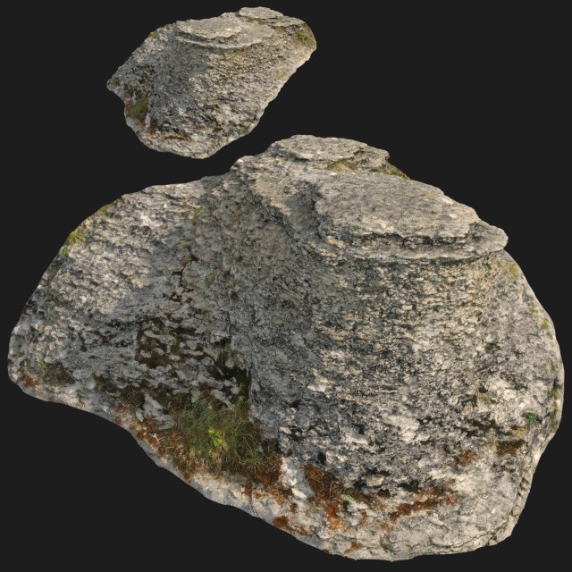 rauk stone scan f 3D Model .c4d .max .obj .3ds .fbx .stl .blend 