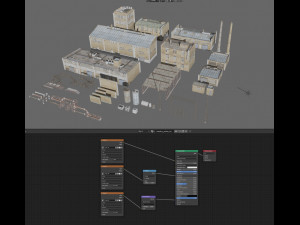 industry building kit Modèle 3D