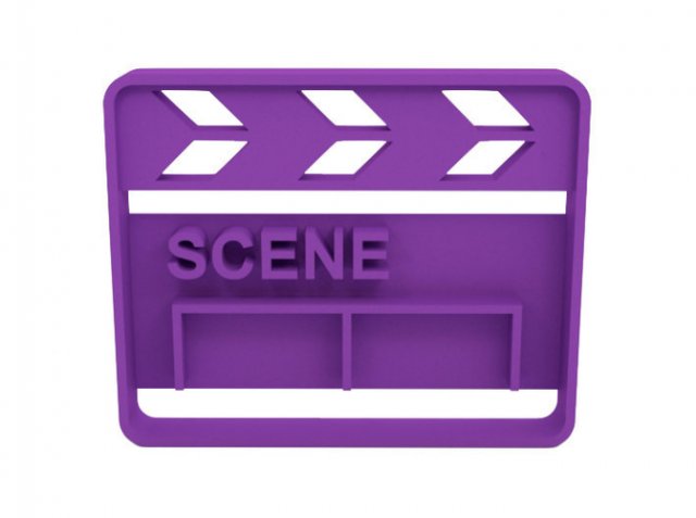 cookie cutter 3Dプリントモデル .c4d .max .obj .3ds .fbx .stl .blend 