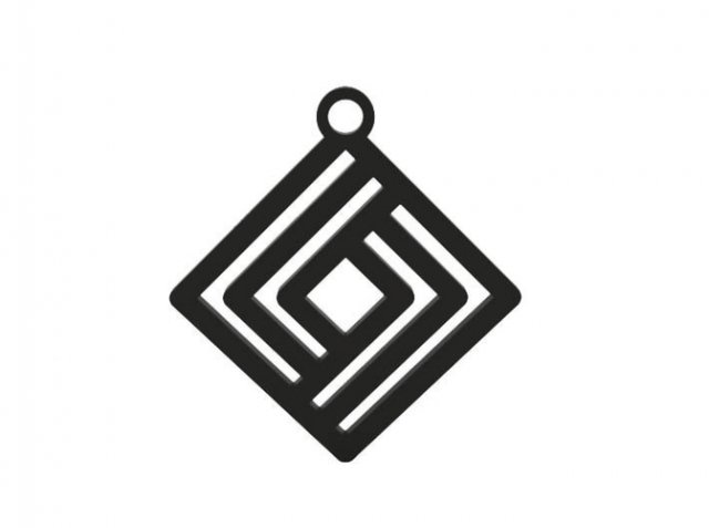 earring 3D-printmodel .c4d .max .obj .3ds .fbx .stl .blend 