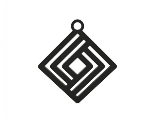 earring 3D Print Model .c4d .max .obj .3ds .fbx .stl .blend