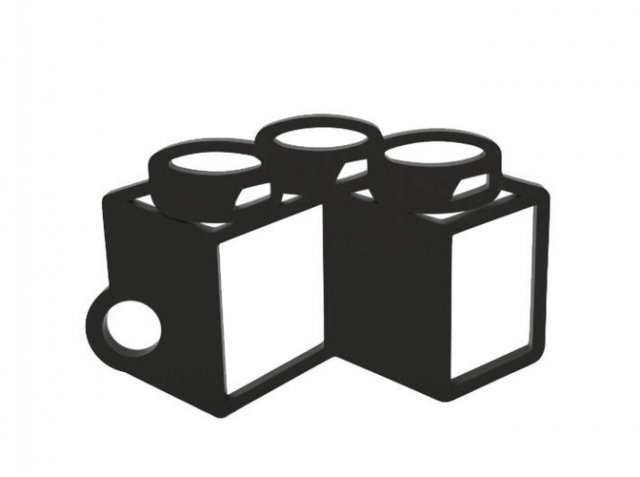 keychain 3D 프린트 모델 .c4d .max .obj .3ds .fbx .stl .blend 