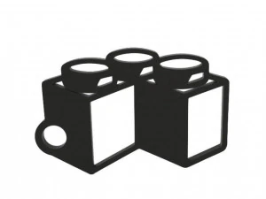 portachiavi Modello di stampa 3D