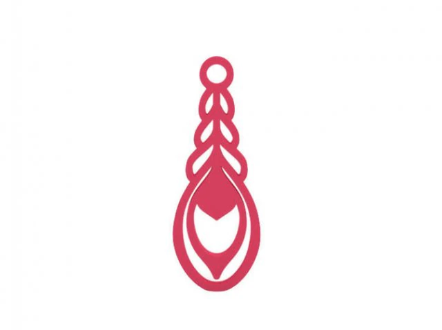 earring 3D Print Model .c4d .max .obj .3ds .fbx .stl .blend 