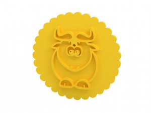 cookie stamp - stamp 3D 프린트 모델