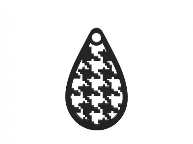 earring 3D Print Model .c4d .max .obj .3ds .fbx .stl .blend