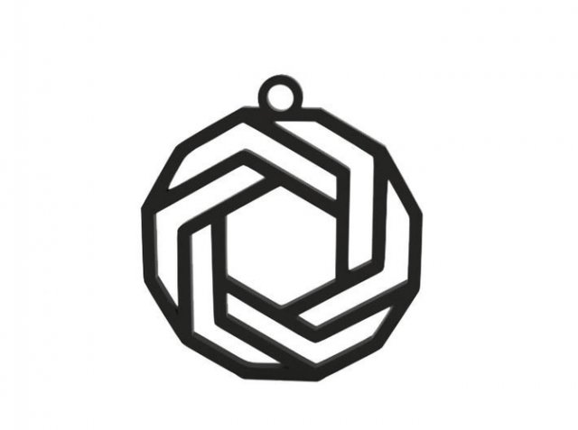 earring 3D Print Model .c4d .max .obj .3ds .fbx .stl .blend
