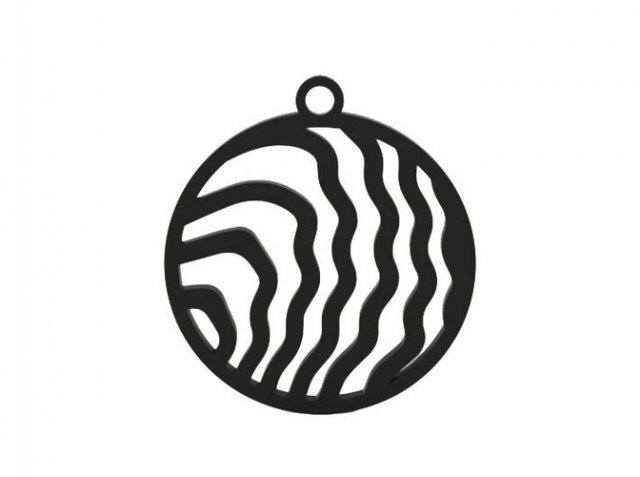 earring 3D Print Model .c4d .max .obj .3ds .fbx .stl .blend 