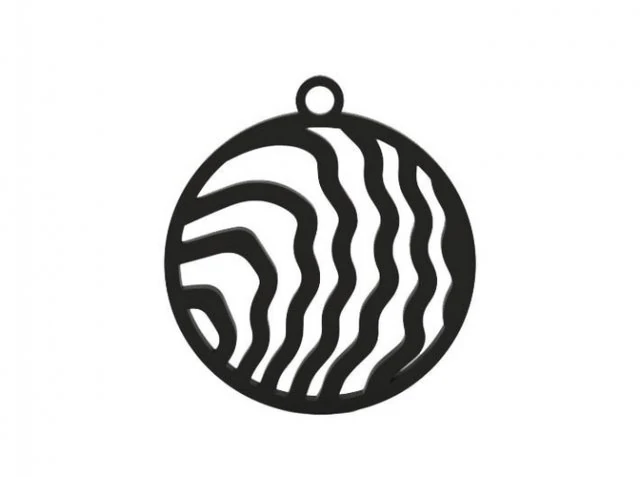 earring 3D Print Model .c4d .max .obj .3ds .fbx .stl .blend