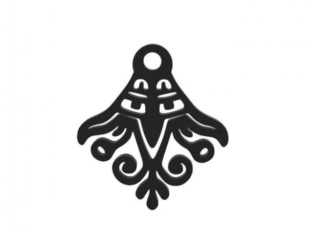 earring 3D Print Model .c4d .max .obj .3ds .fbx .stl .blend 