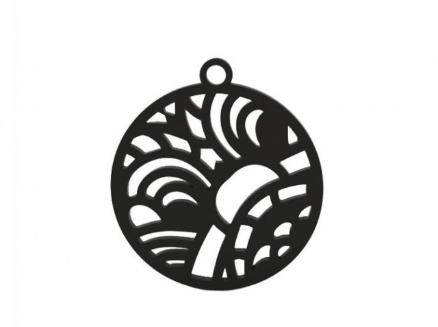 earring 3Dプリントモデル .c4d .max .obj .3ds .fbx .stl .blend 