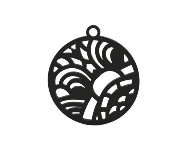 earring 3D Print Model .c4d .max .obj .3ds .fbx .stl .blend 