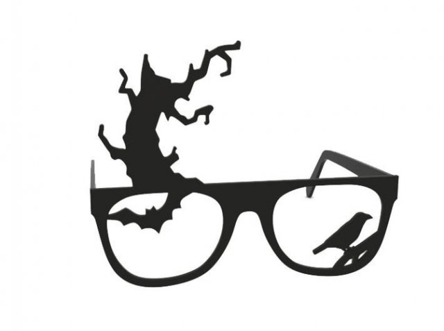 glasses Model Cetak 3D .c4d .max .obj .3ds .fbx .stl .blend 