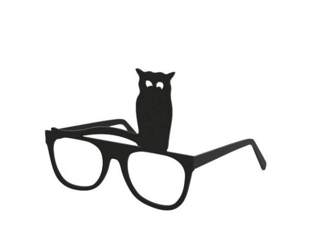 glasses 3D Print Model .c4d .max .obj .3ds .fbx .stl .blend 