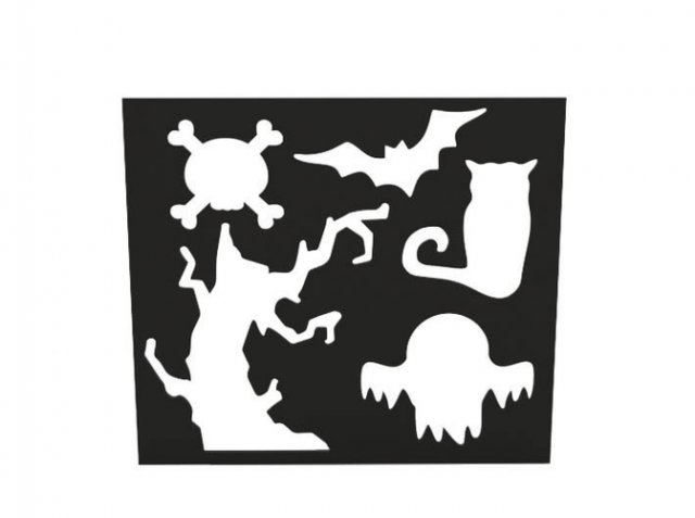 stencil Model do druku 3D .c4d .max .obj .3ds .fbx .stl .blend 