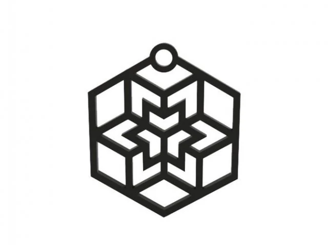 earring 3D Print Model .c4d .max .obj .3ds .fbx .stl .blend 