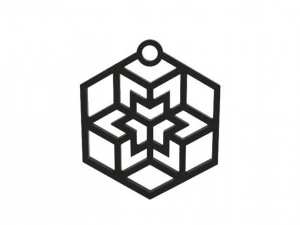 耳环 3D 打印模型