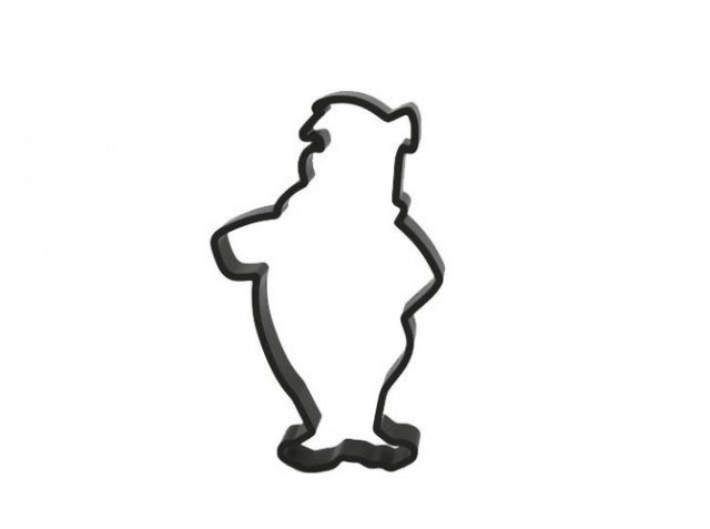 cookie cutter 3D printmodel .c4d .max .obj .3ds .fbx .stl .blend