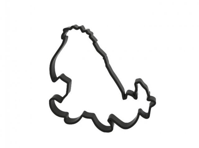cookie cutter Model do druku 3D .c4d .max .obj .3ds .fbx .stl .blend 